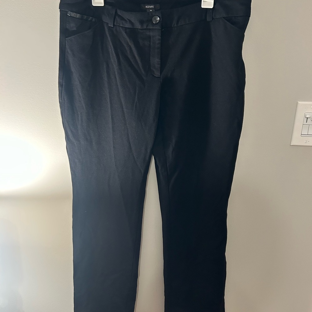 Alfani Classic Black Trousers